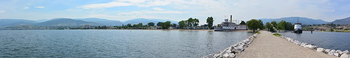 Strand am Okanagan Lake in Penticton