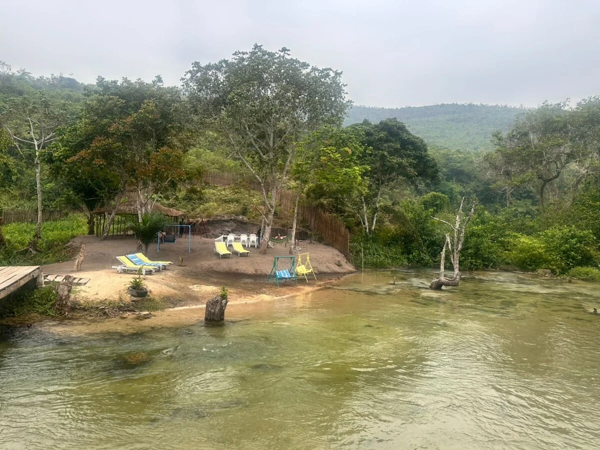 Landschaft wenige Kilometer von Brazzaville
