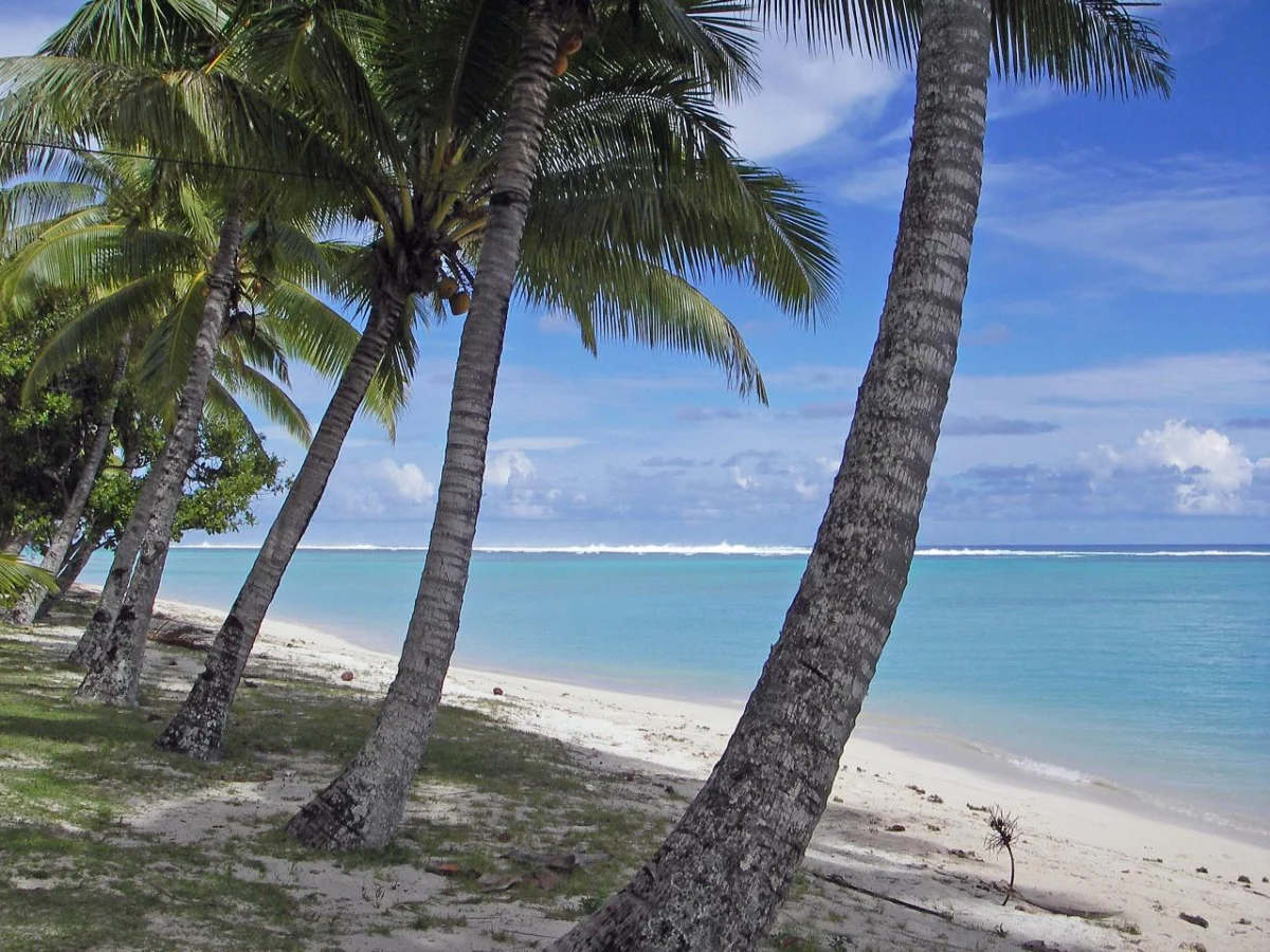 Strand auf Aitutaki