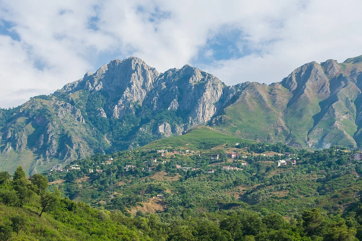 Berglandschaft im Babor-Gebirge bei Bejaia