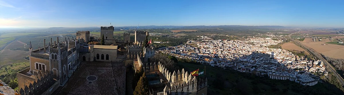 Blick vom Bergfried der Burg Almodóvar del Río