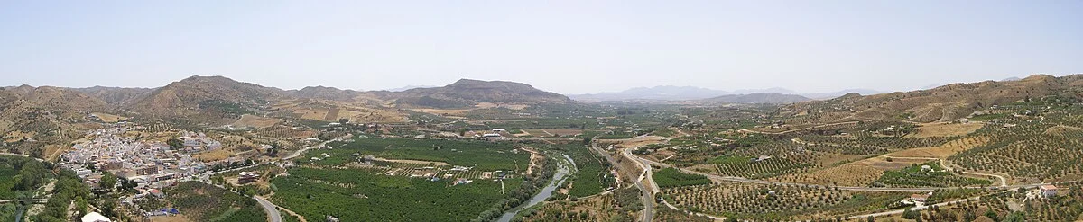Álora vom Aussichtspunkt Ali Ben Falcún
