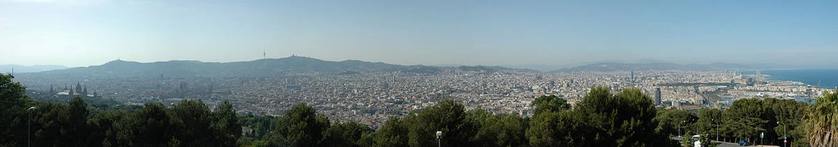 Panorama von Barcelona