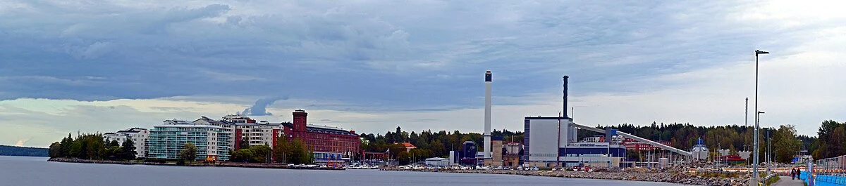 Lappinniemi und das Kraftwerk Naistenlahti in Tampere