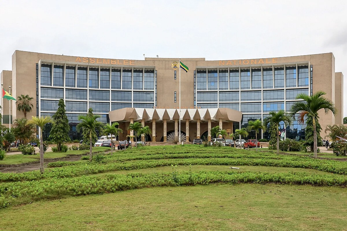 Die Nationalversammlung (Palais Léon Mba) in Libreville