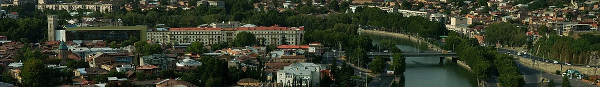 Die Baratashvili-Straße in Tiflis