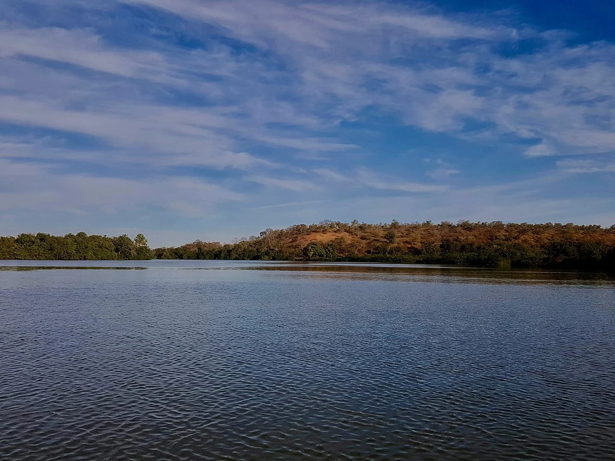 Der Gambia-Fluss bei Janjanbureh
