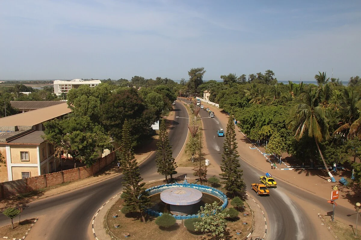 Zentrum von Banjul