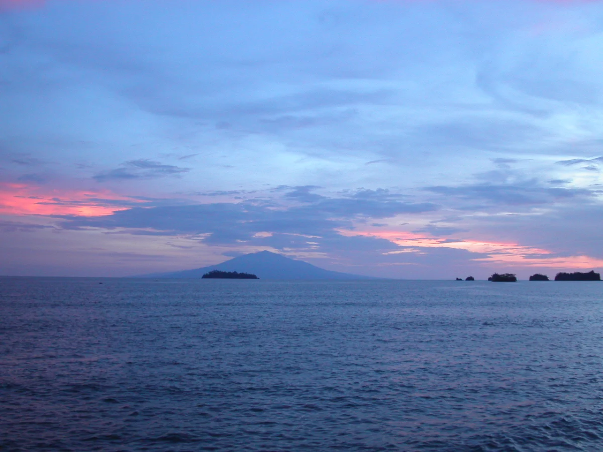 Blick auf die Insel Bioko
