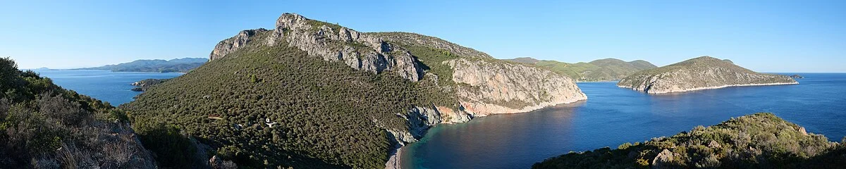 Porto Koufo, gesehen von Toroni