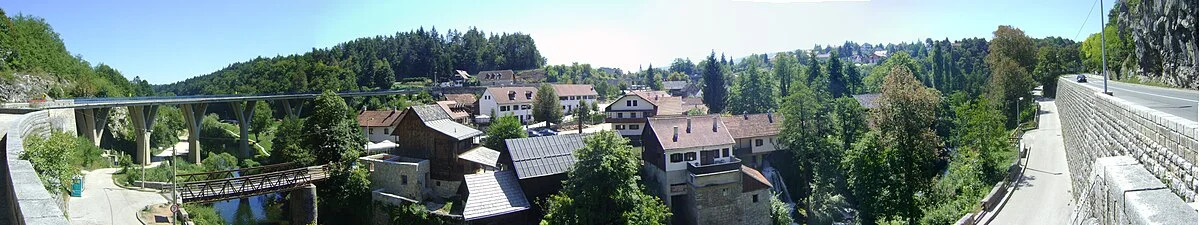 Das Mühlendorf Rastoke bei Slunj