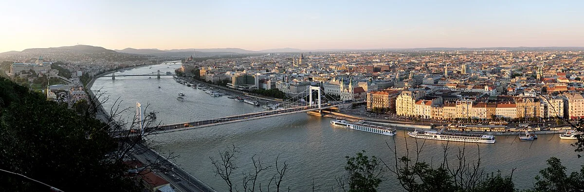 Budapest, gesehen vom Gellértberg