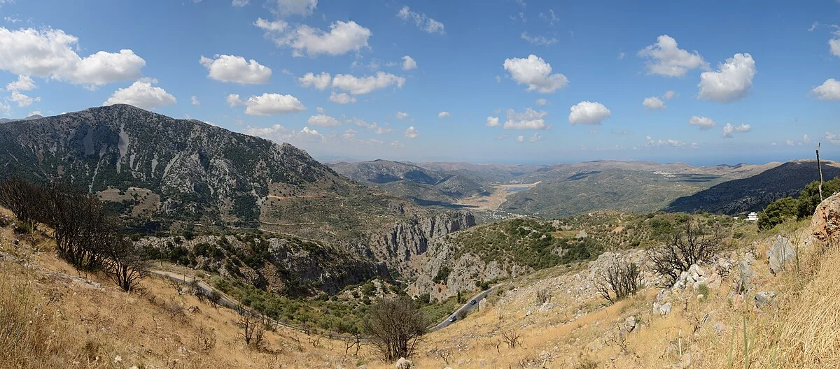 Zentralkreta: Panoramaansicht am Ort Kerá