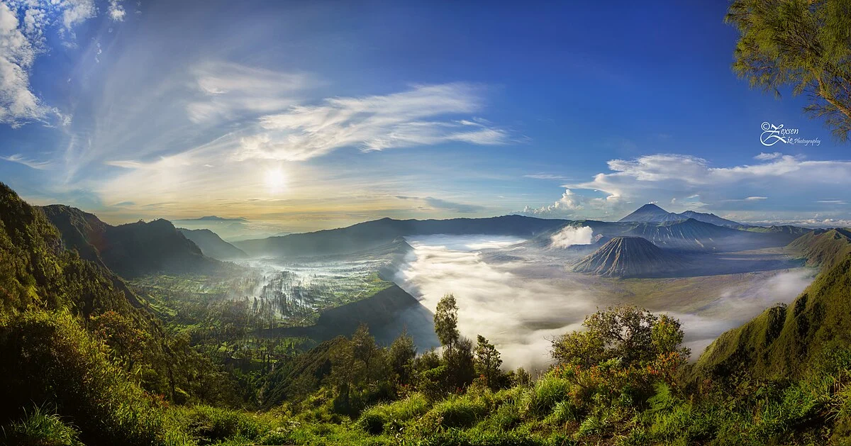 Sonnenaufgang am Bromo
