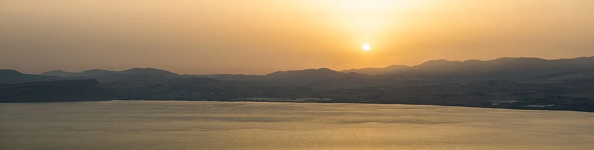 Der See Genezareth vom Aussichtspunkt Ofir
