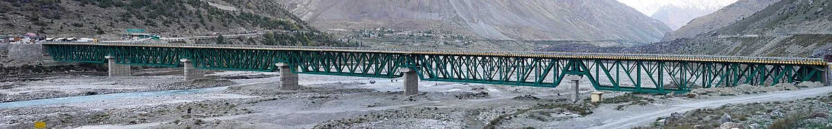 Die Darcha-Brücke in Lahaul, Himachal Pradesh