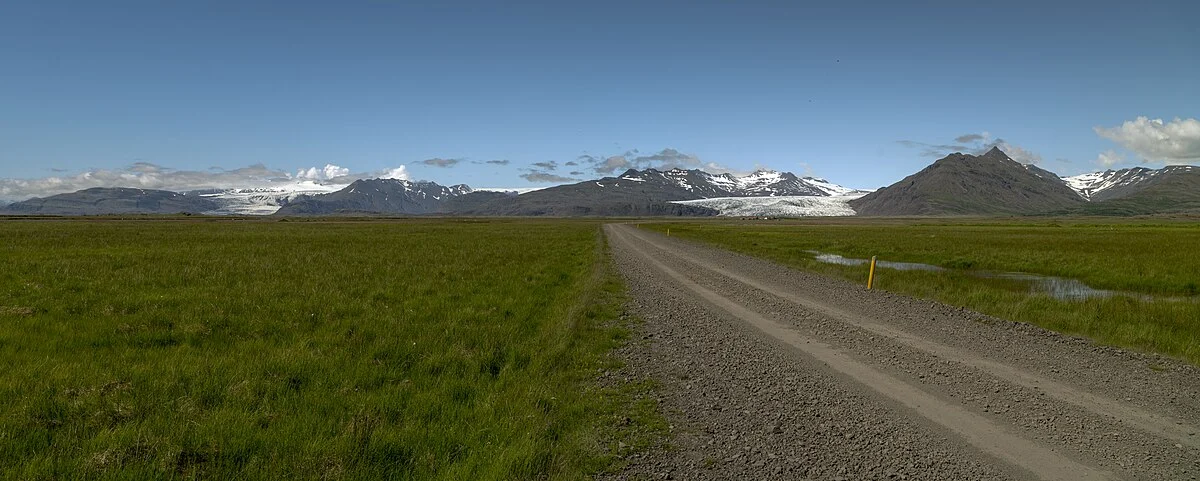 Gletscherzungen des Vatnajökull bei Höfn