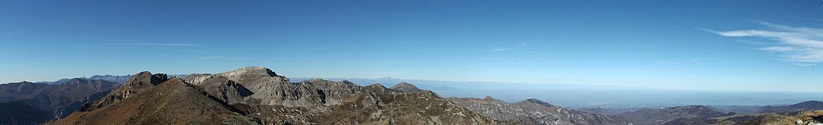 Blick vom Pizzo d’Ormea