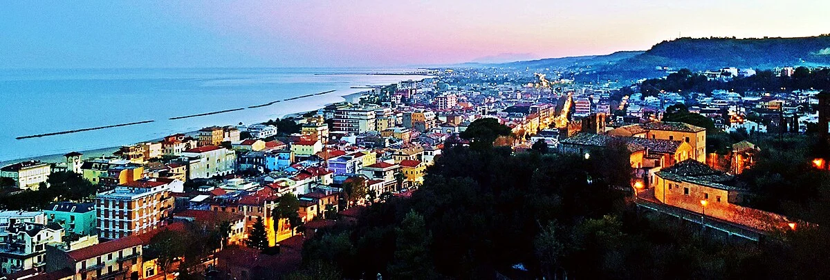 Panorama von Grottammare