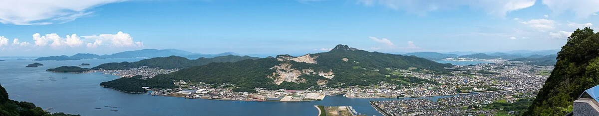 Takamatsu, gesehen vom Yashima