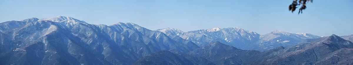Blick vom Berg Shōsanji in der Präfektur Tokushima