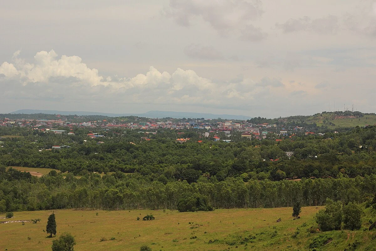 Sihanoukville vom Hügel aus
