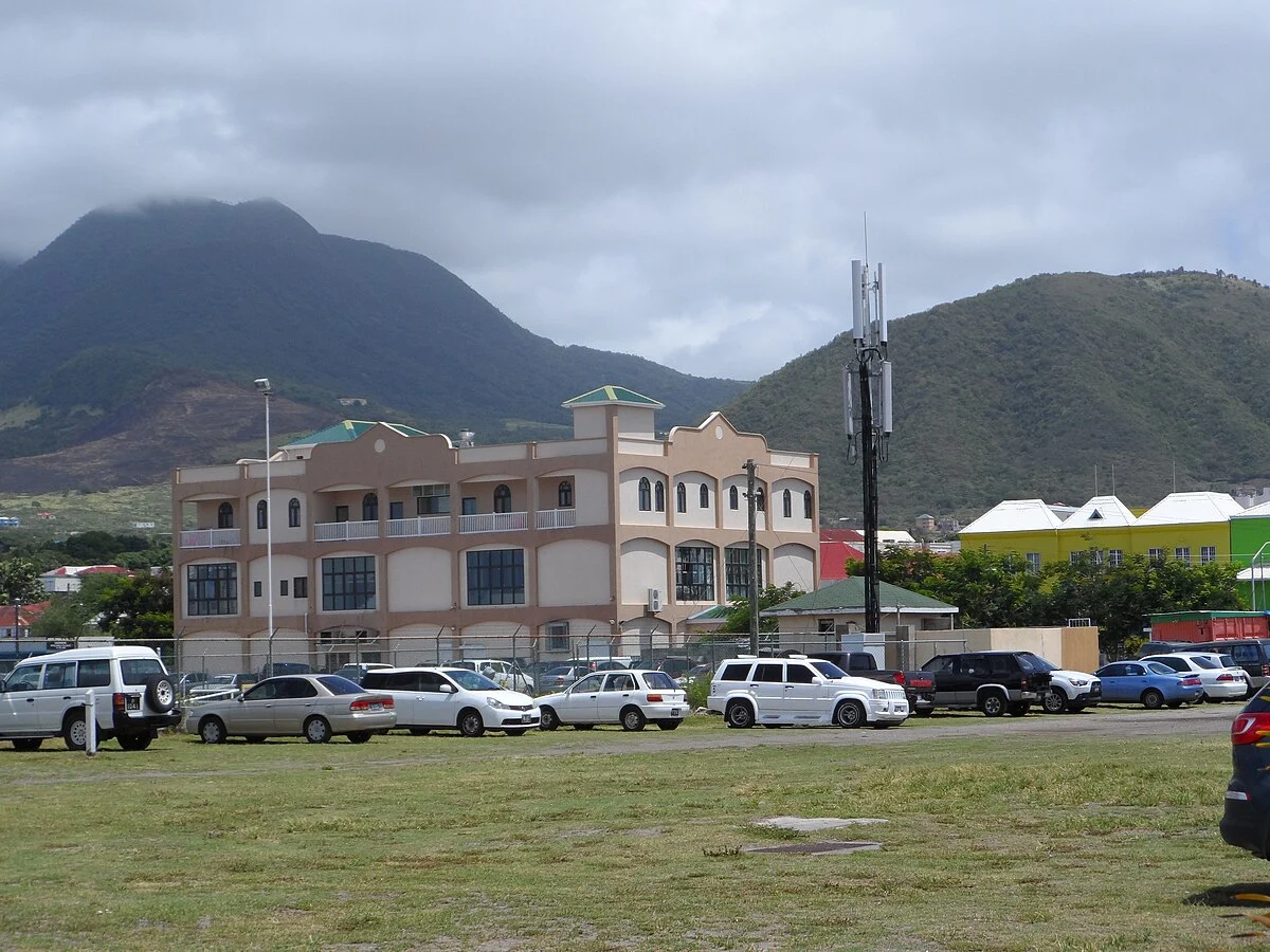 Blick von der Pelican Mall in Basseterre