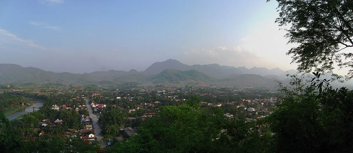 Luang Prabang, gesehen vom Phou Si