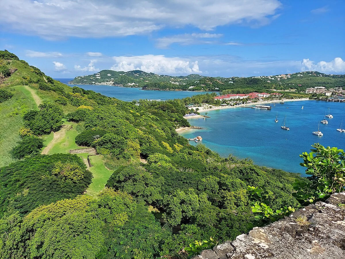 Blick vom Fort Rodney