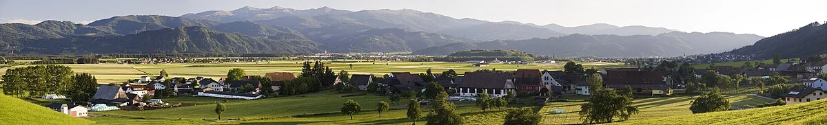 Blick auf den Fohnsdorfer Ortsteil Rattenberg.