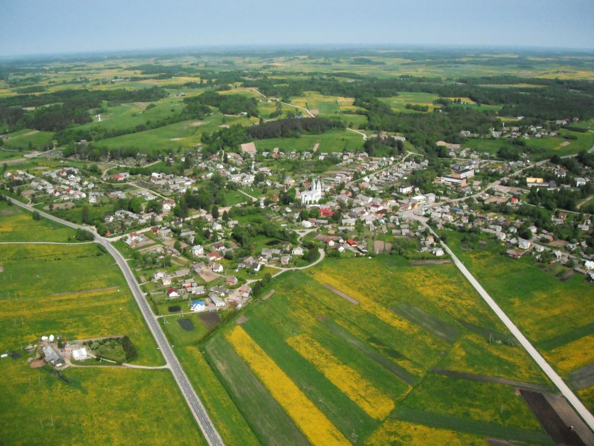 Kaltinėnai von oben