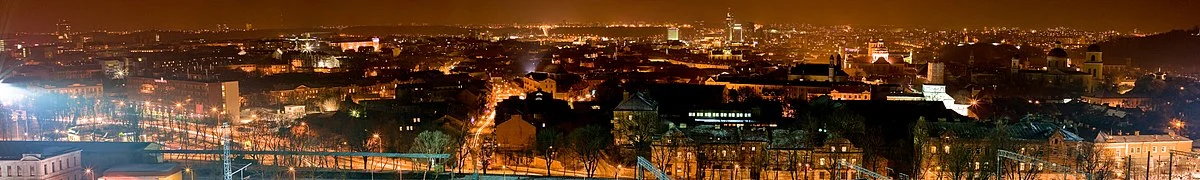 Vilnius am Abend