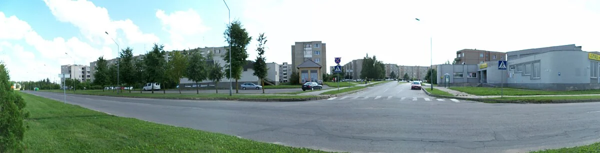 Wohnviertel in Kupiškis