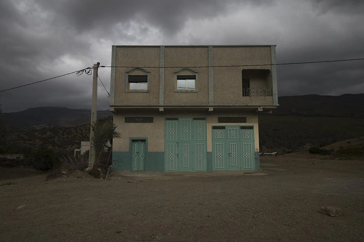 Blick von der Straße von Tanger nach Asilah