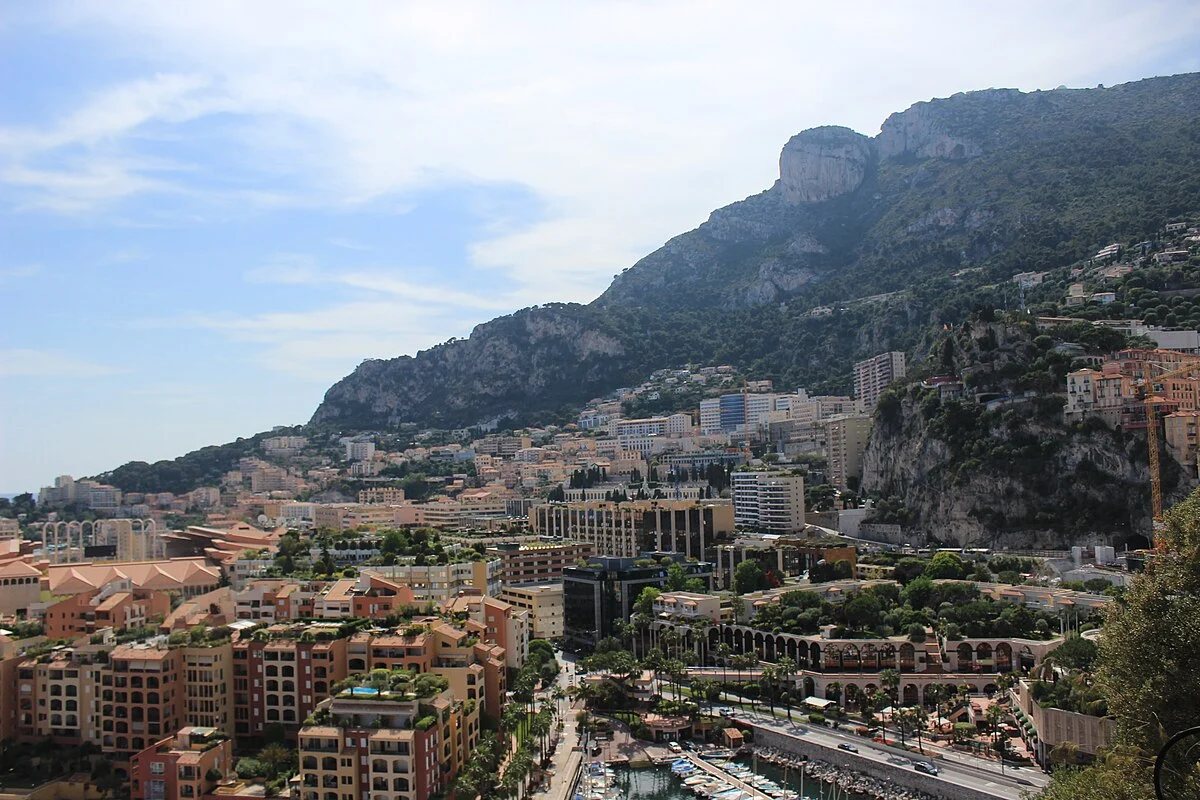 Blick vom Felsen von Monaco