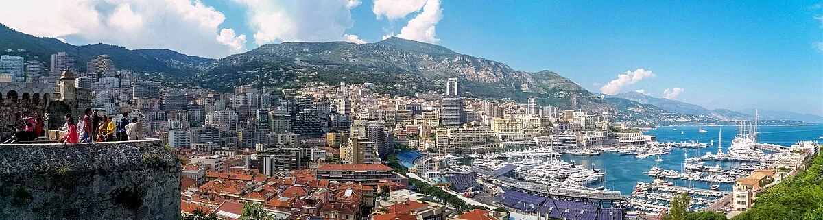 La Condamine und Monte-Carlo, gesehen vom Fürstenpalast