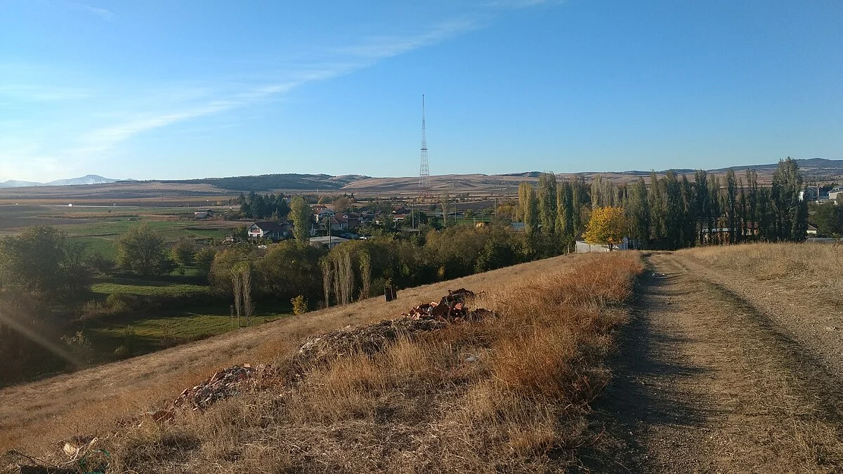 Blick über Lozovo nach Westen