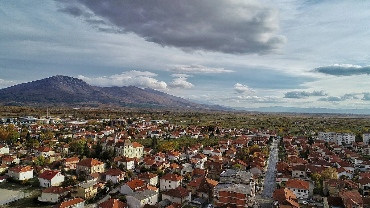 Panorama von Resen