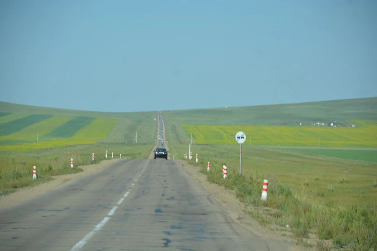 Landschaft zwischen Ulaanbaatar und Karakorum