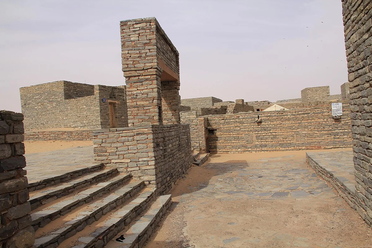 Traditionelle Steinarchitektur in Tichitt