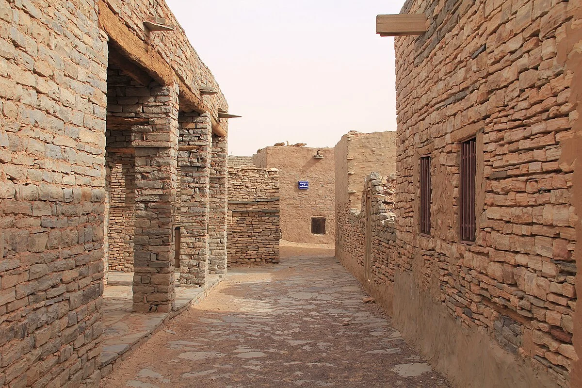 Traditionelle Steinarchitektur in Tichitt