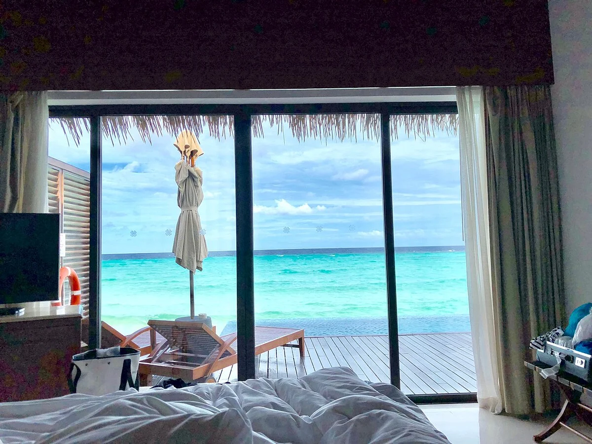 Blick aus einem Hotelzimmer