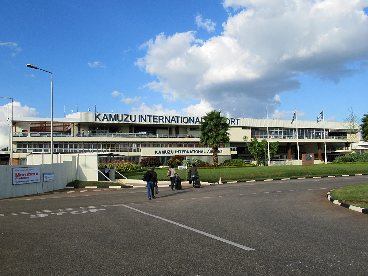 Der Flughafen Kamuzu in Lilongwe
