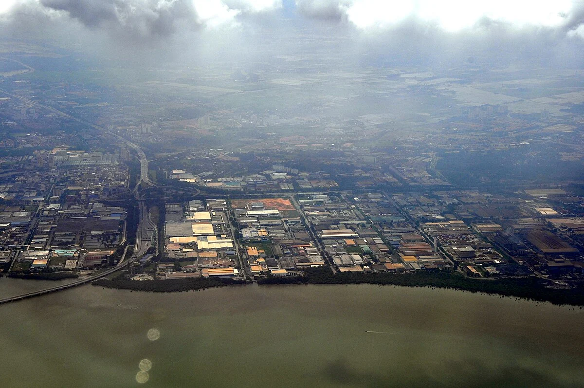 Seberang Perai aus der Luft
