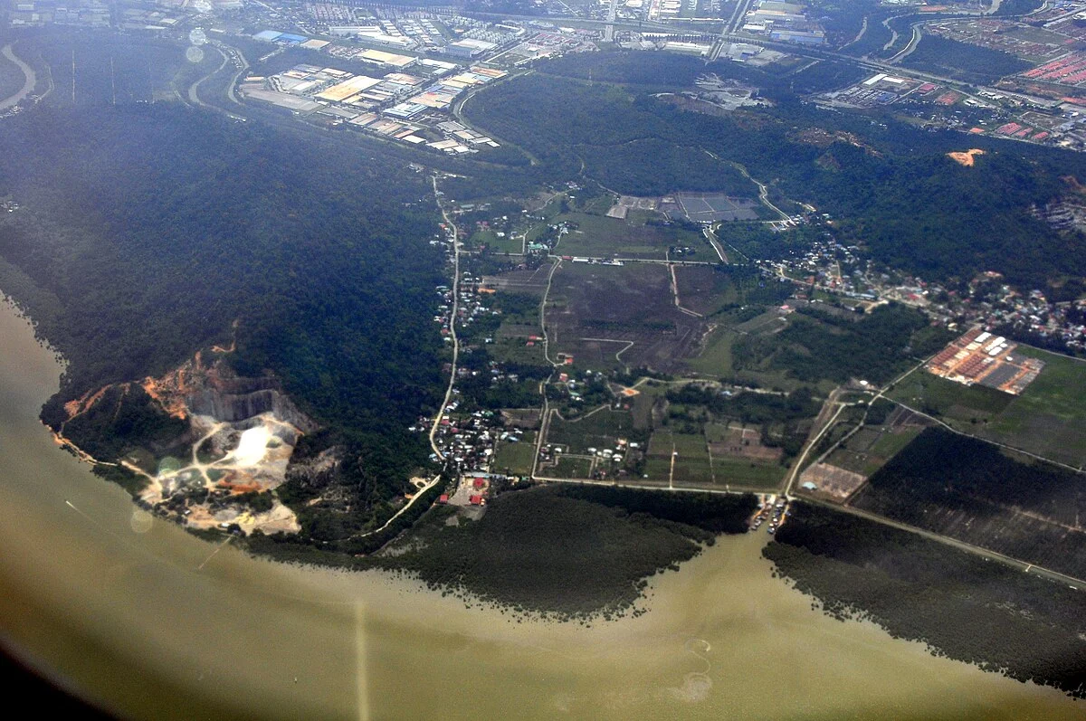 Seberang Perai aus der Luft