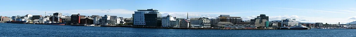 Bodø, gesehen von Nyholmen