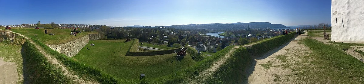 Die Festung Kristiansten über Trondheim