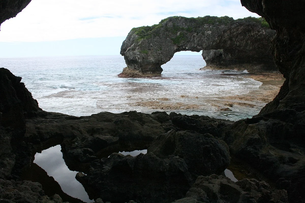Felsige Küste auf Niue