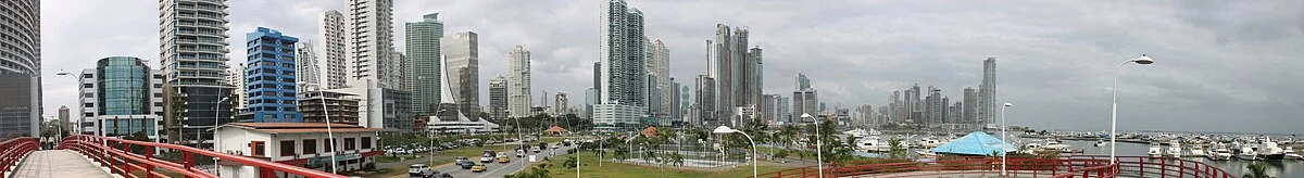 Punta Paitilla, gesehen von der Cinta Costera