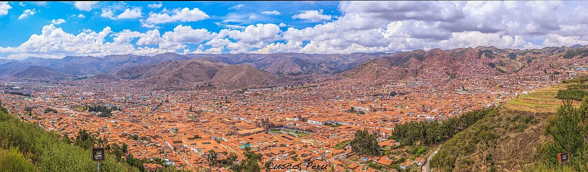 Panorama von Cusco